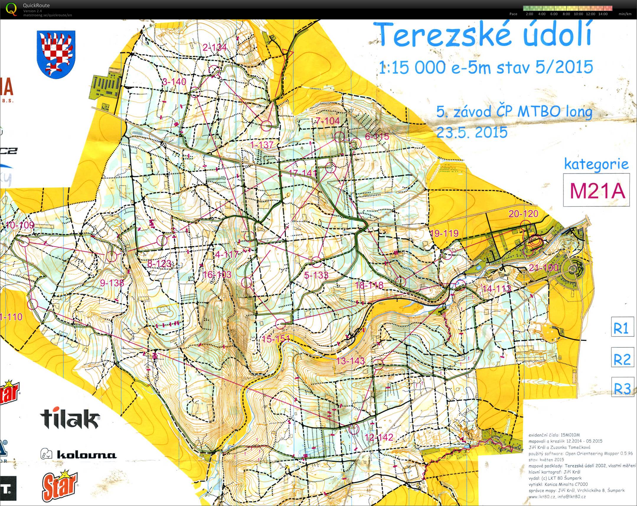  6. Český pohár MTBO (M21A) (24.05.2015)