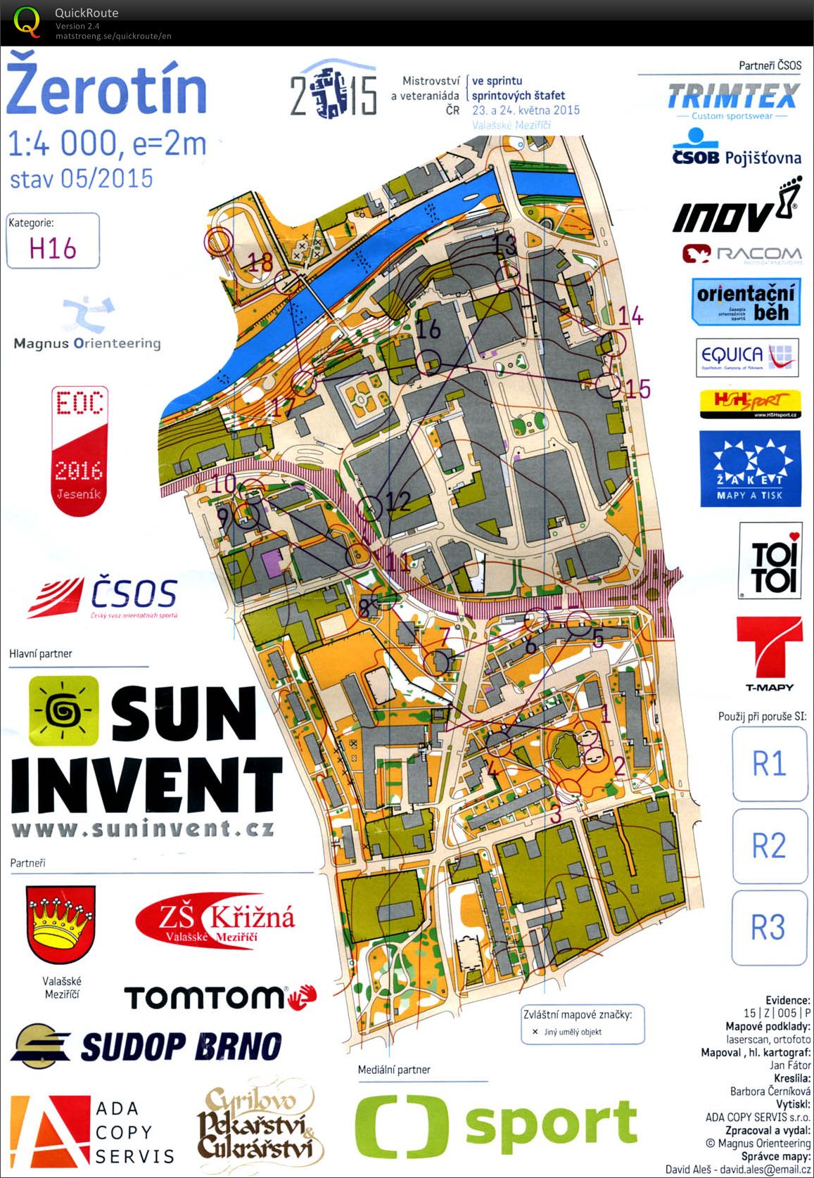 MČR sprint H16 (23/05/2015)