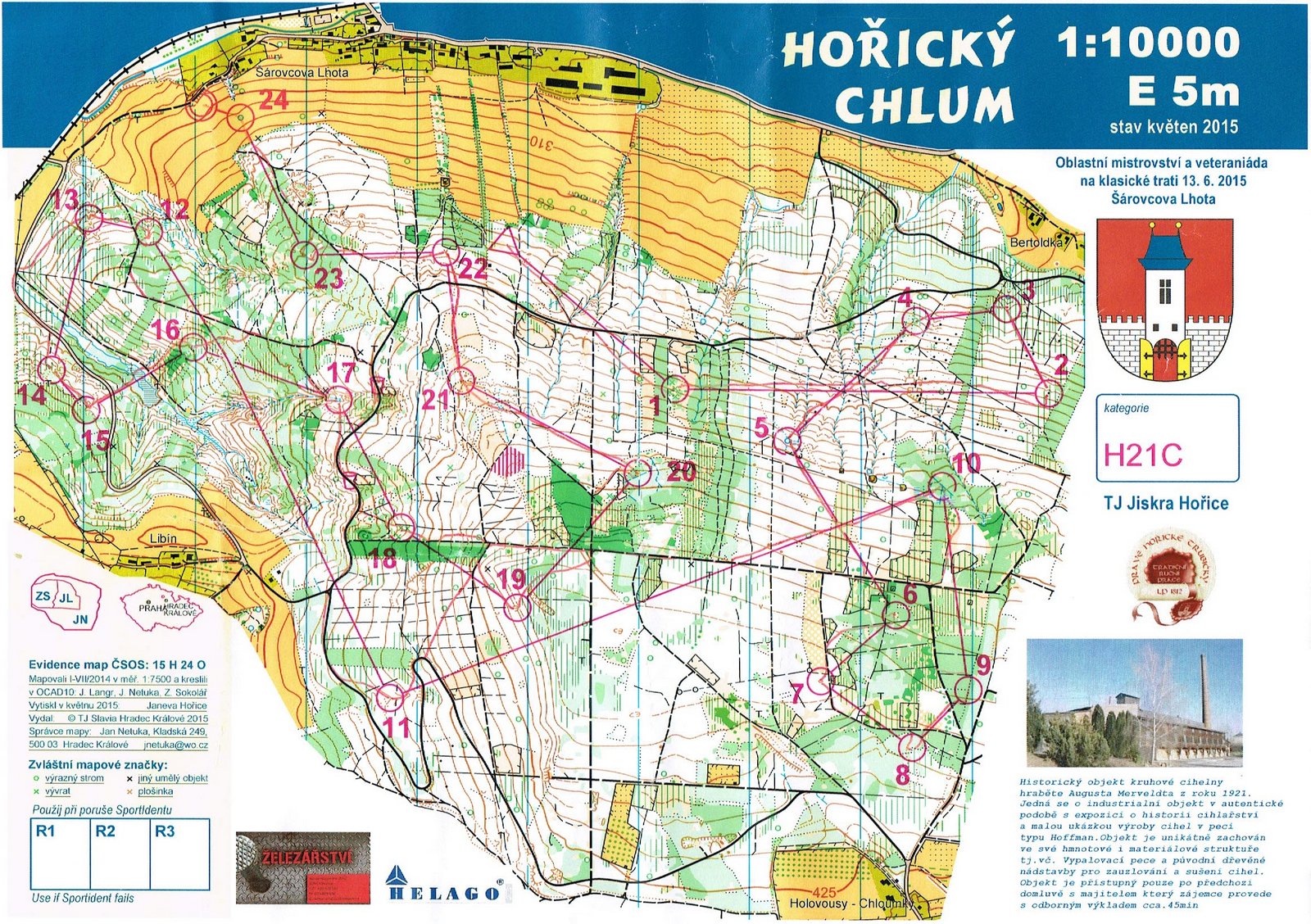 8. Včp 2015 Hořický chlum (13.06.2015)