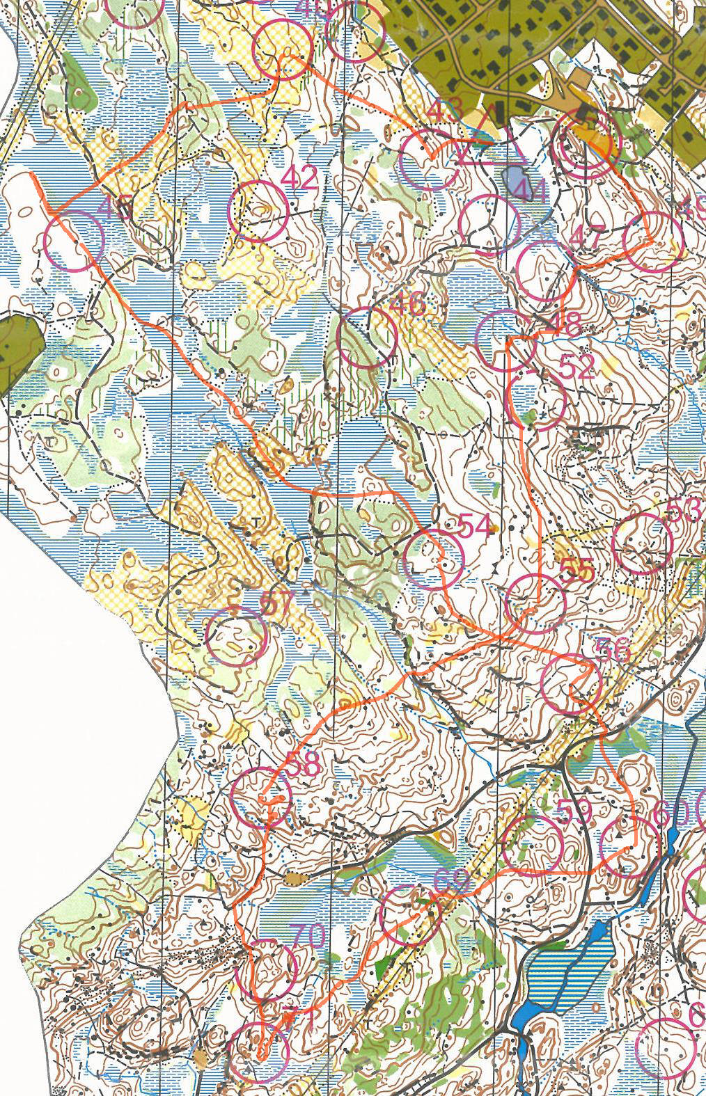 O-ringen trenink trať společné dílo (2015-07-18)