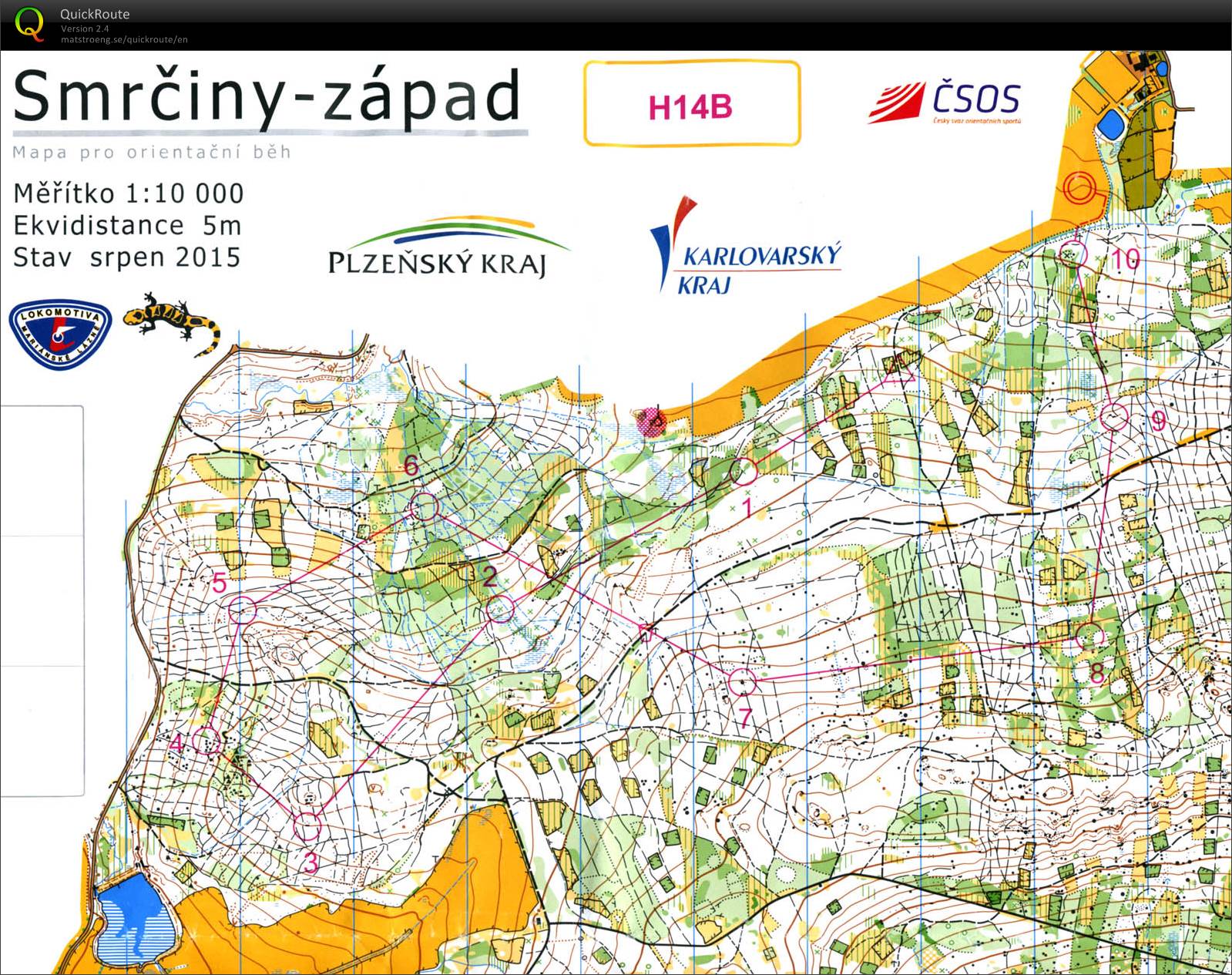 Žebříček B-Čechy H14B (05.09.2015)
