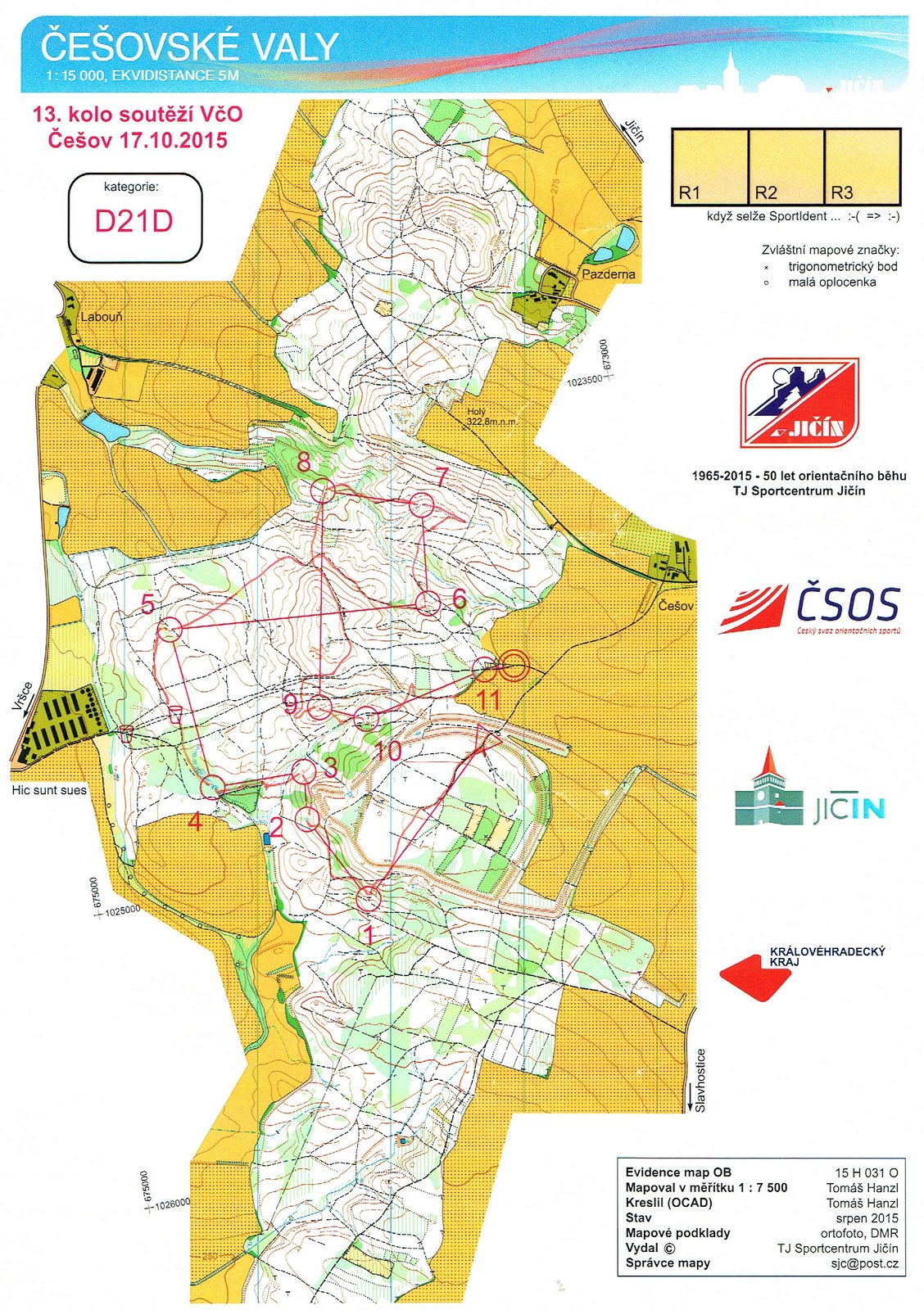 13. VČP Češov, klasika (2015-10-17)