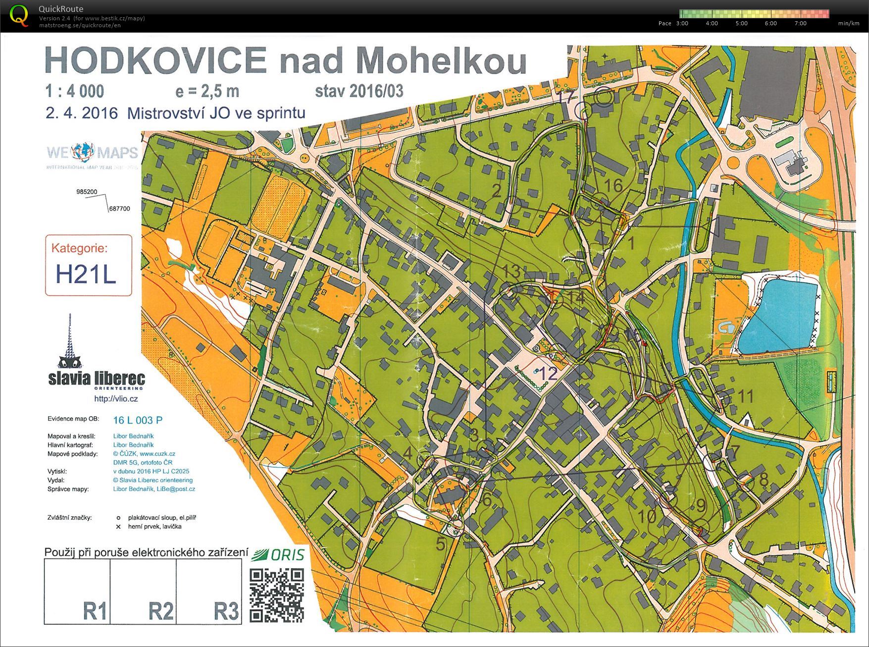JOŽ Sprint Hodkovice H21L (02/04/2016)