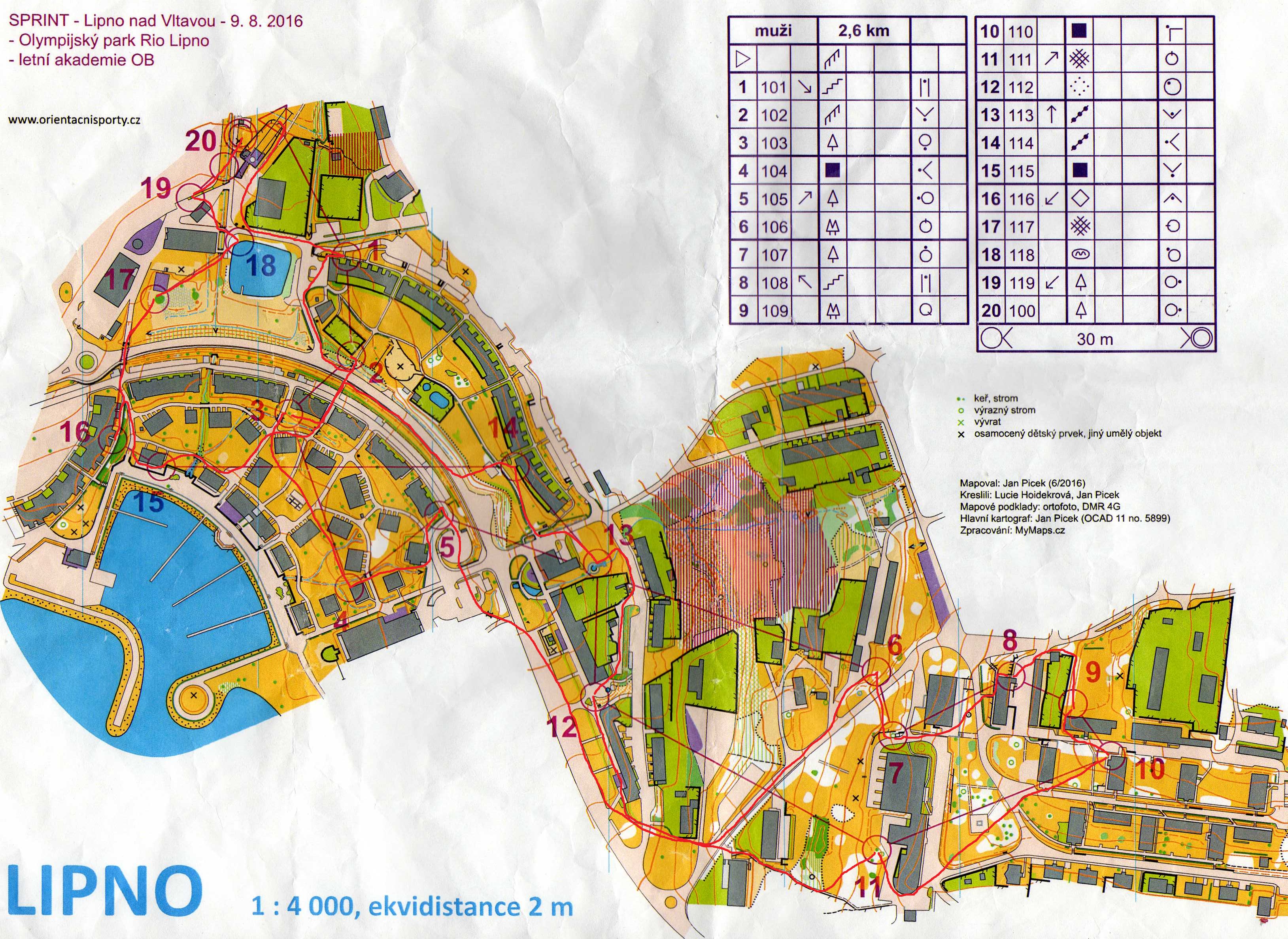 Akademie Lipno sprint Lipno nad Vltavou (2016-08-14)