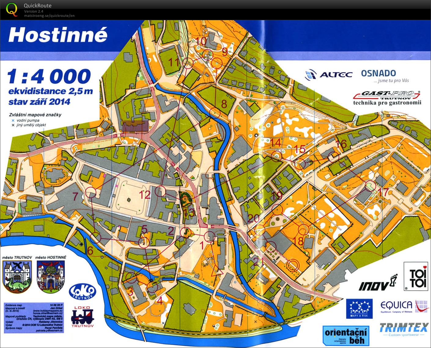 Český pohár, INOV-8 CUP - žebříček A (H35) (13.09.2014)