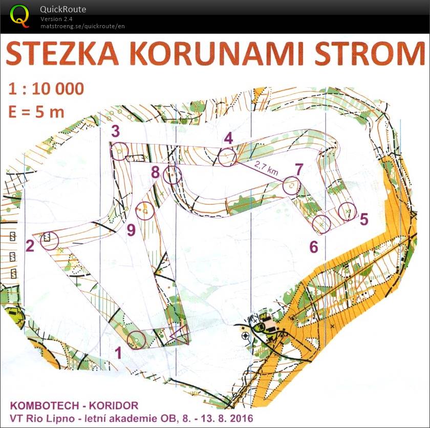 Akademie Rio Lipno 2016 - Koridor (2016-08-08)