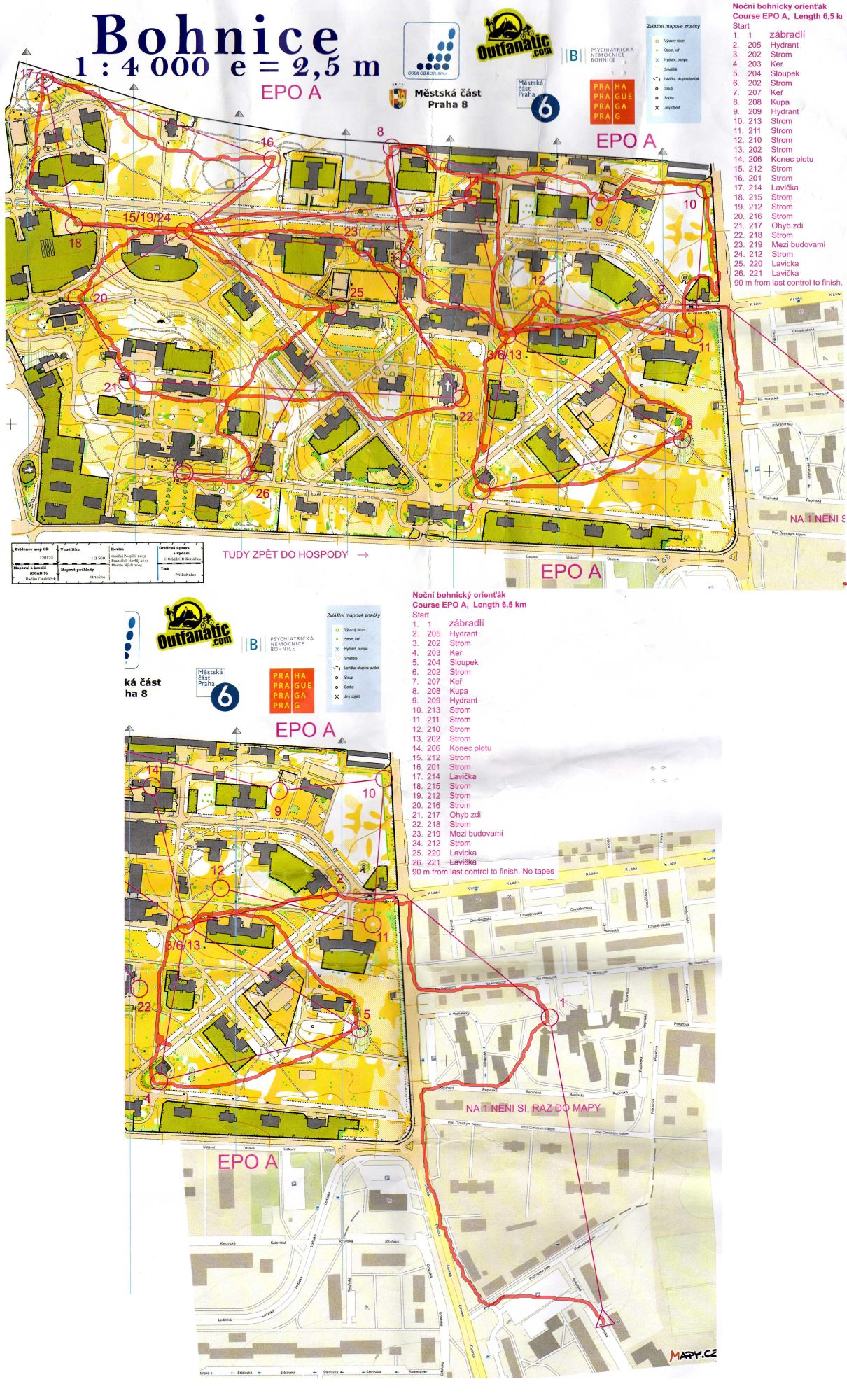EPO OB Bohnice  (20.10.2015)