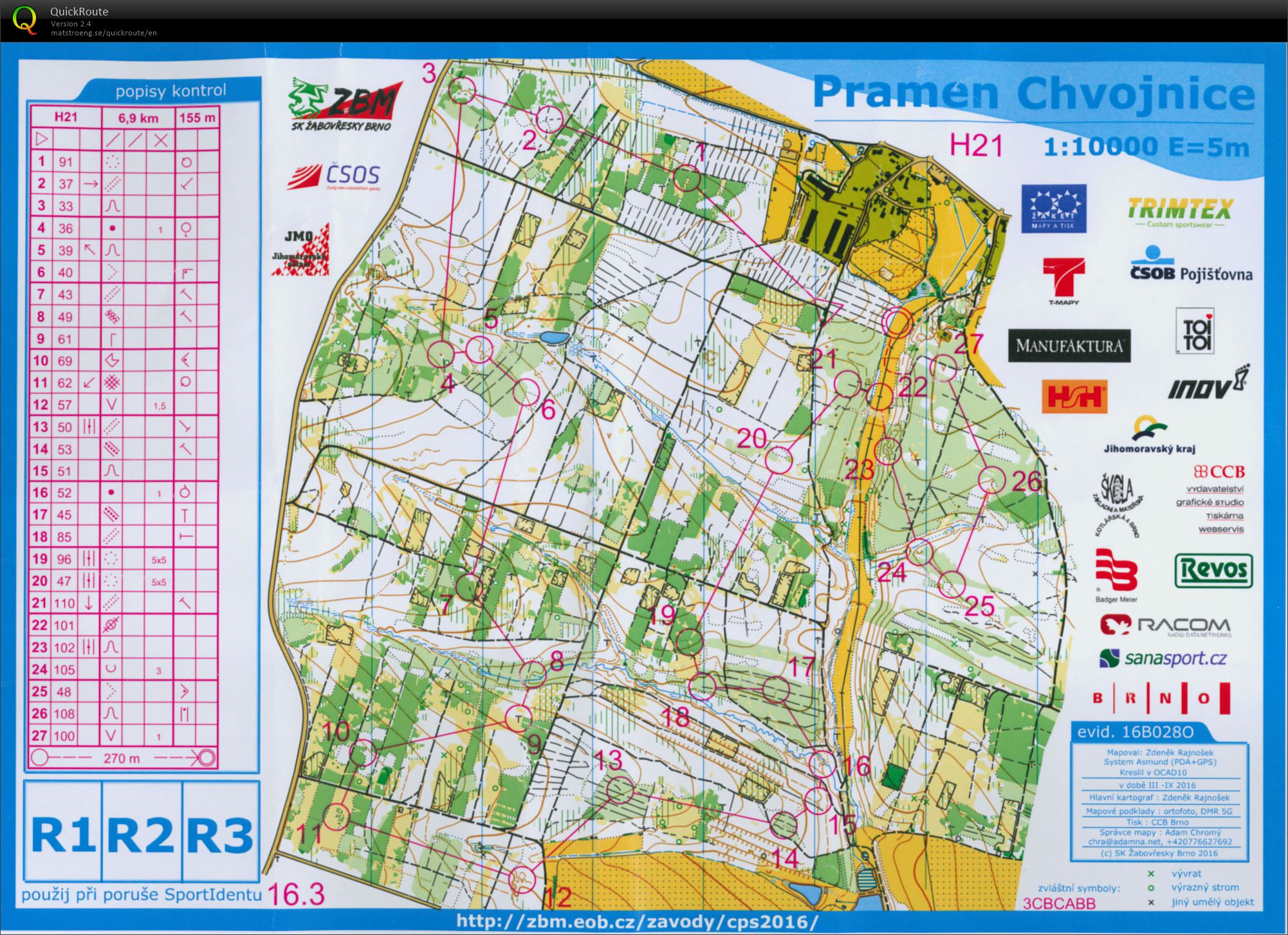 Český pohár štafet 2016 (H21) (17/09/2016)