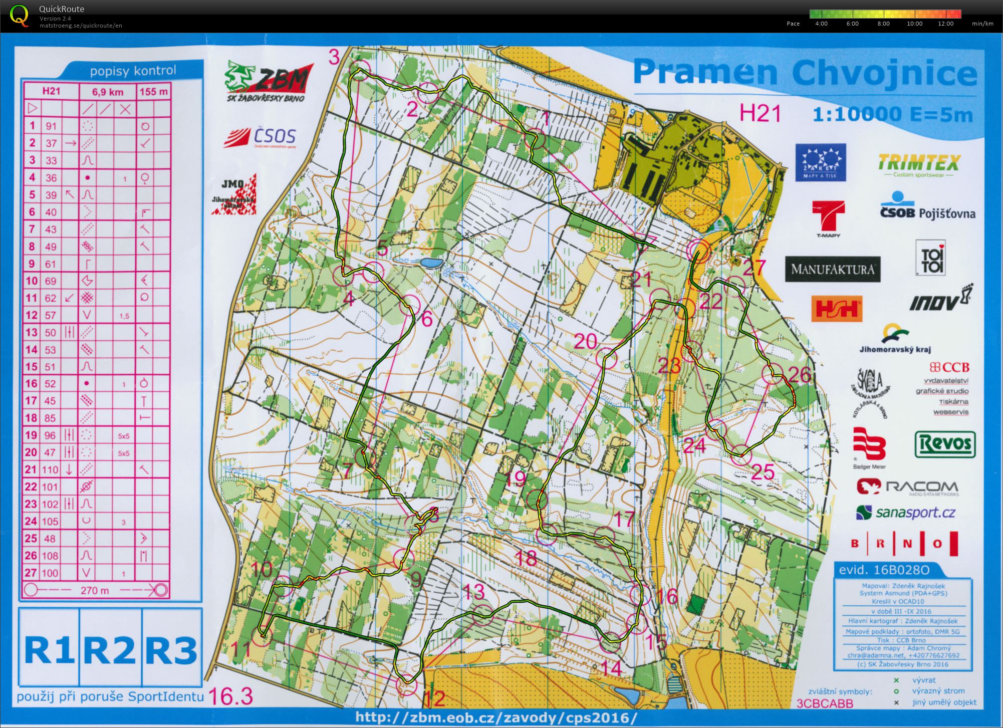 Český pohár štafet 2016 (H21) (17/09/2016)