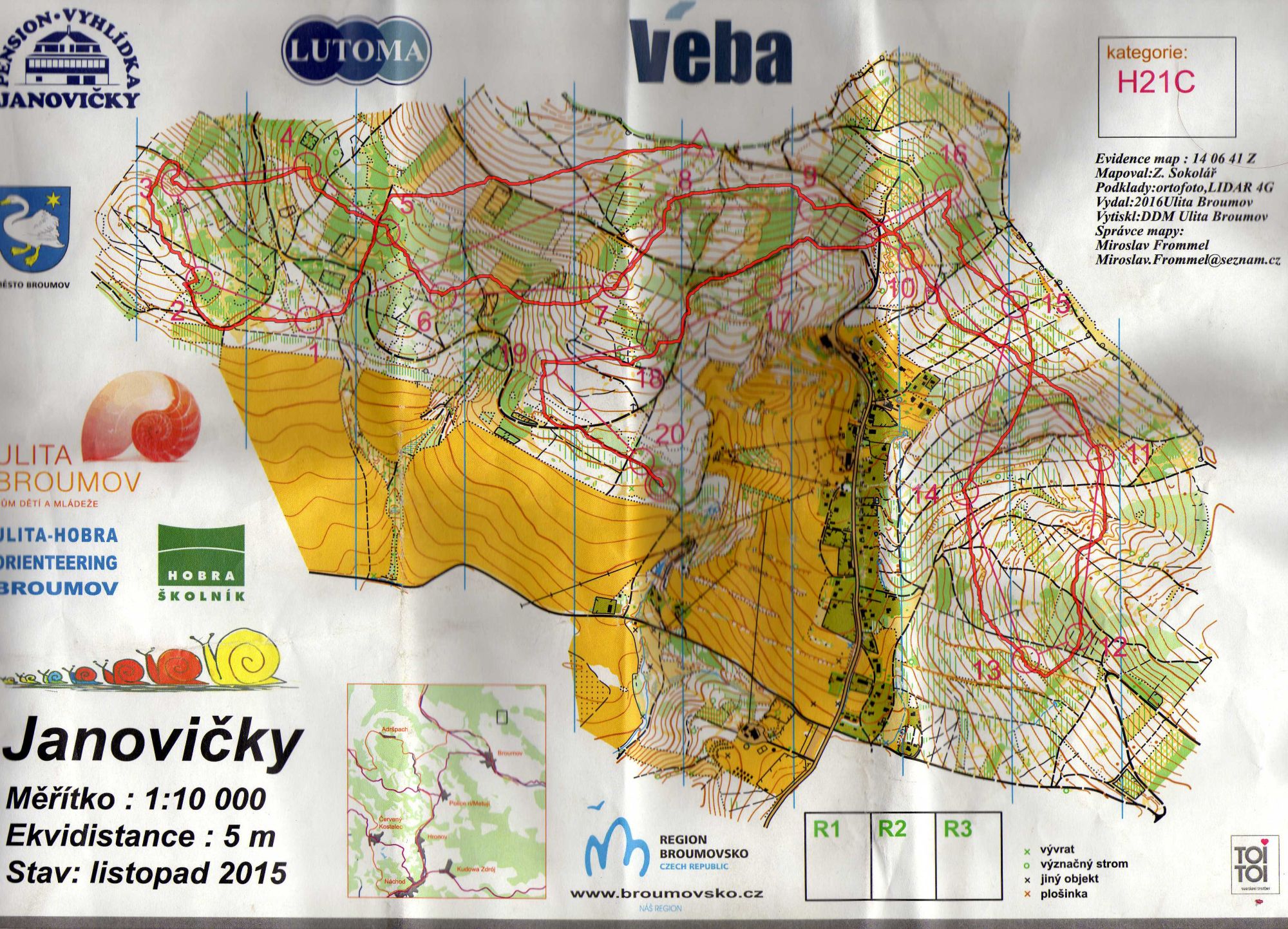 VčP Janovičky - klasická trať (H21C) (07-05-2016)