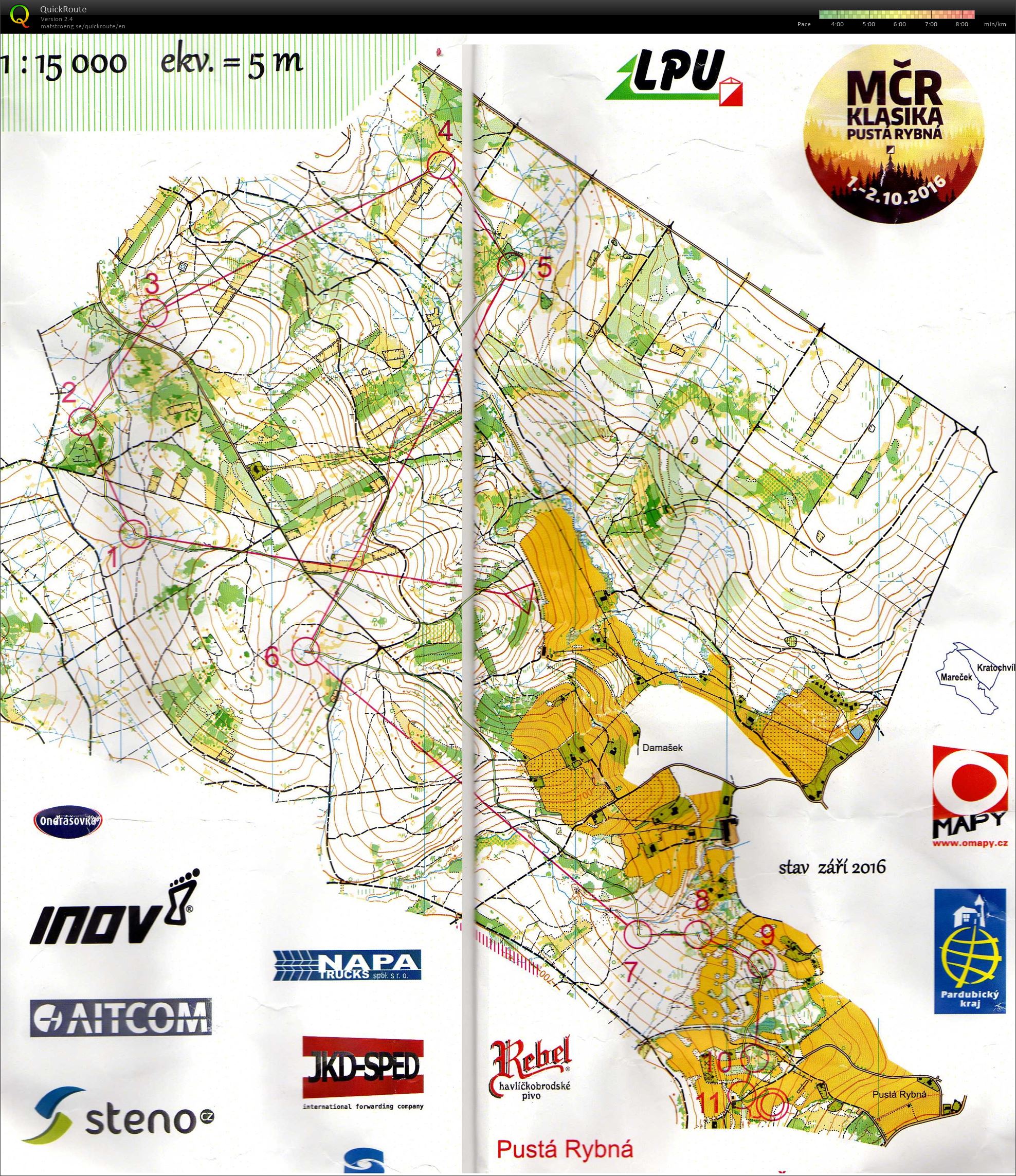 (MČR) klasická trať v přespolním běhu H18 (2016-10-01)