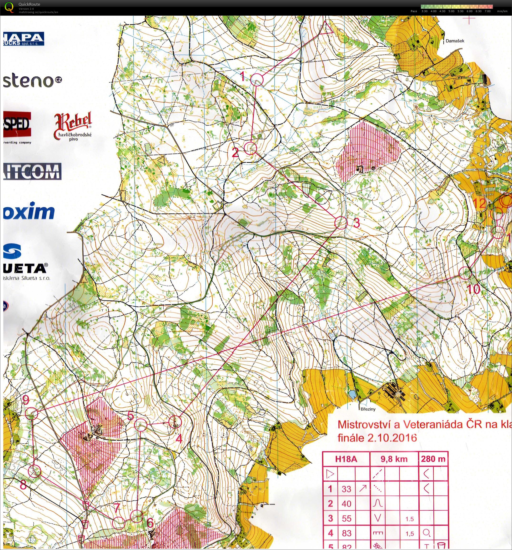 (MČR) klasická trať v atletice na 10km H18 (02-10-2016)