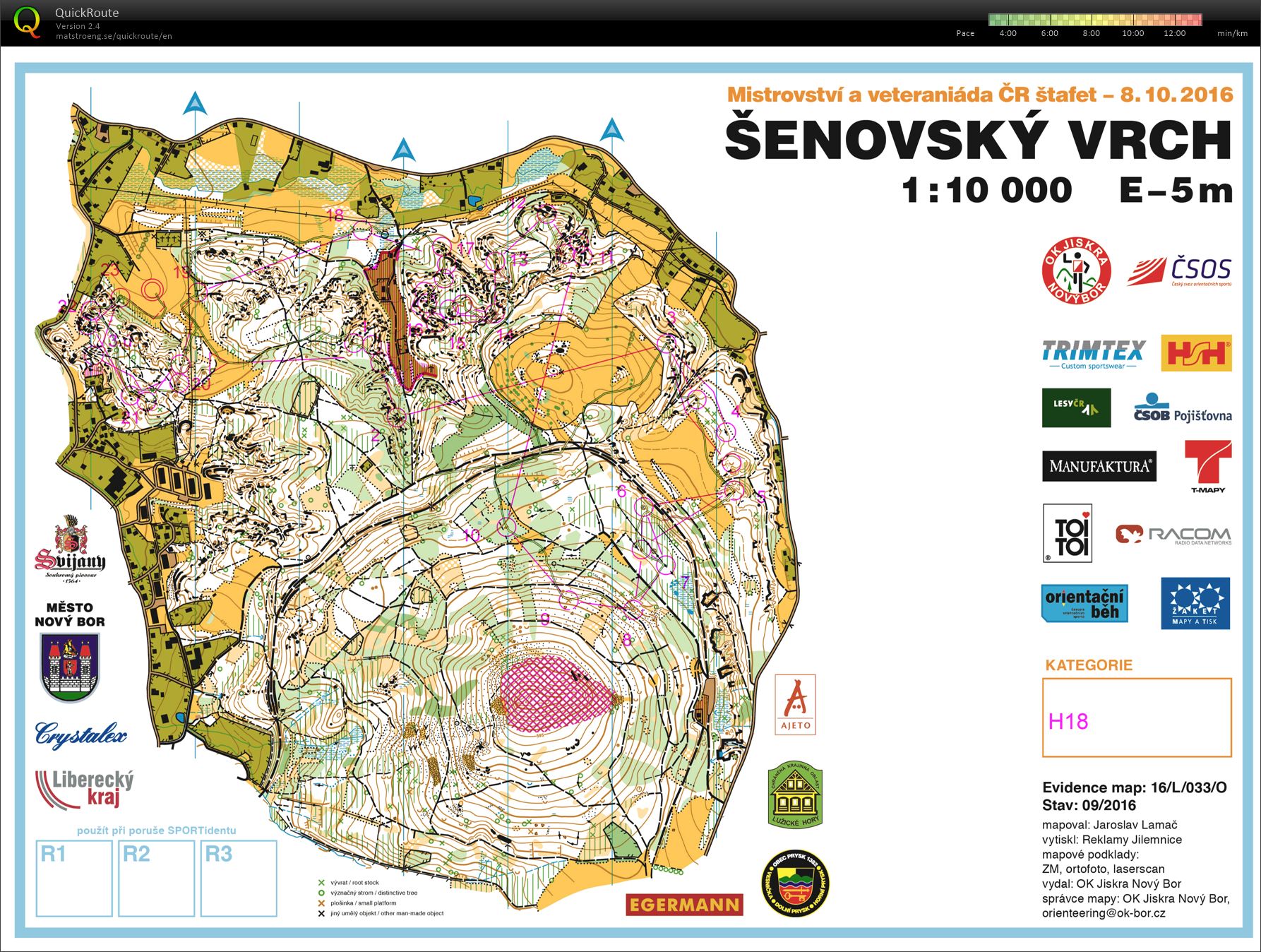 MČR štafet 2016 H18 (2016-10-08)