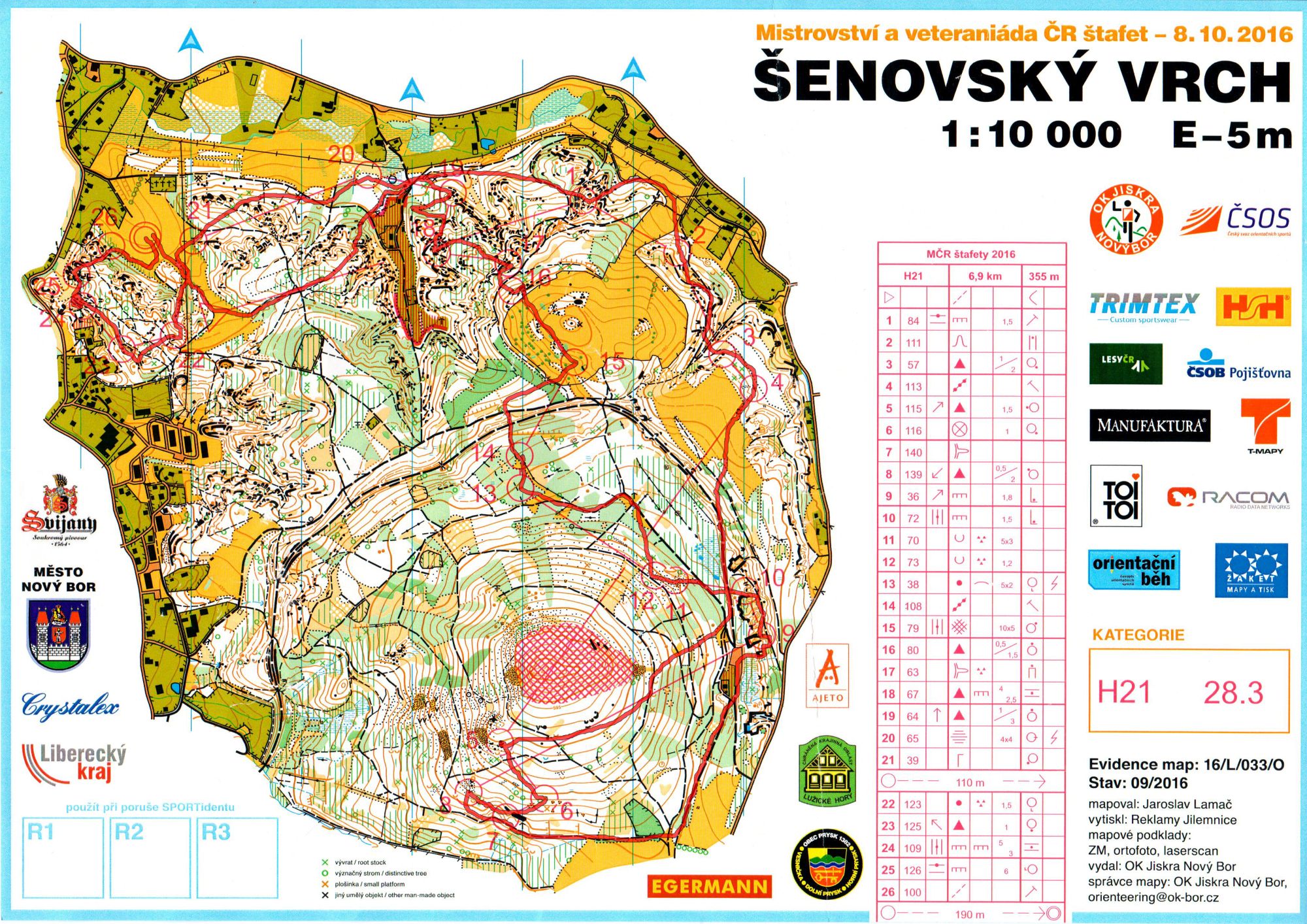 MČR štafet 2016 (H21) (2016-10-08)
