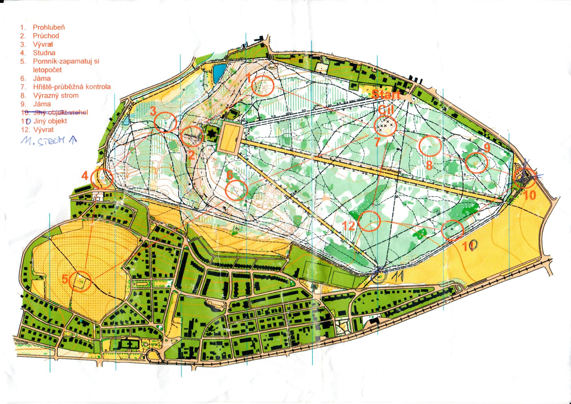 VŠE Outdoor trénink - Hvězda  (20-10-2016)