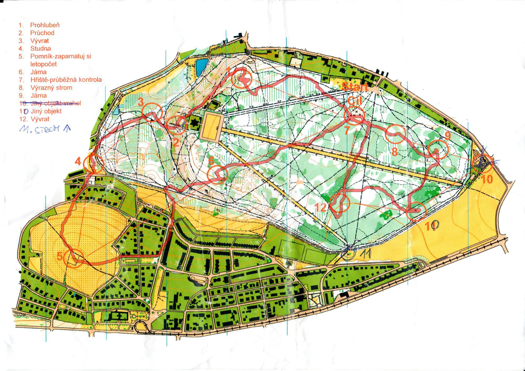 VŠE Outdoor trénink - Hvězda  (20-10-2016)